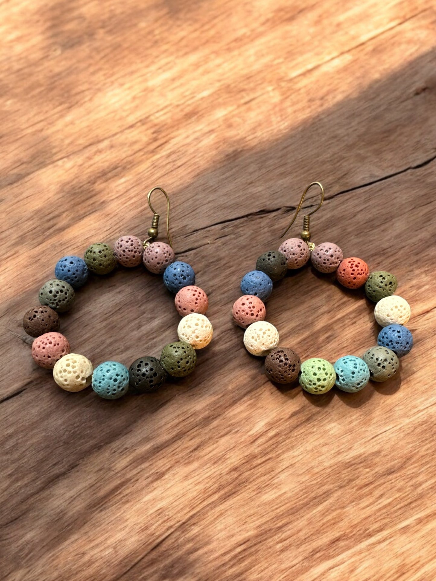 Lava stone hoops