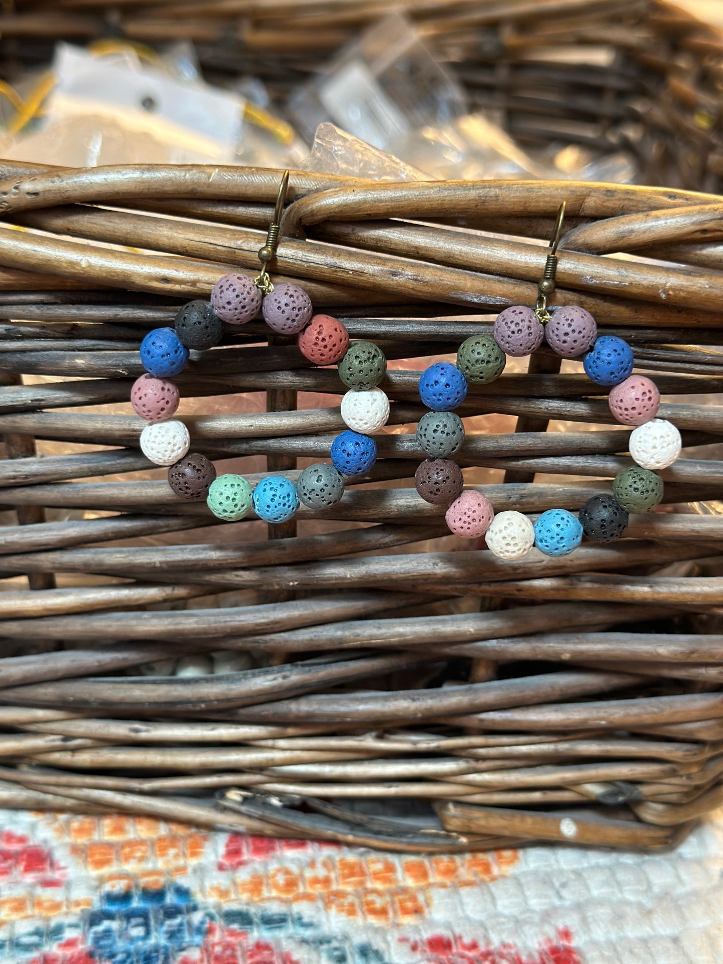 Lava stone hoops