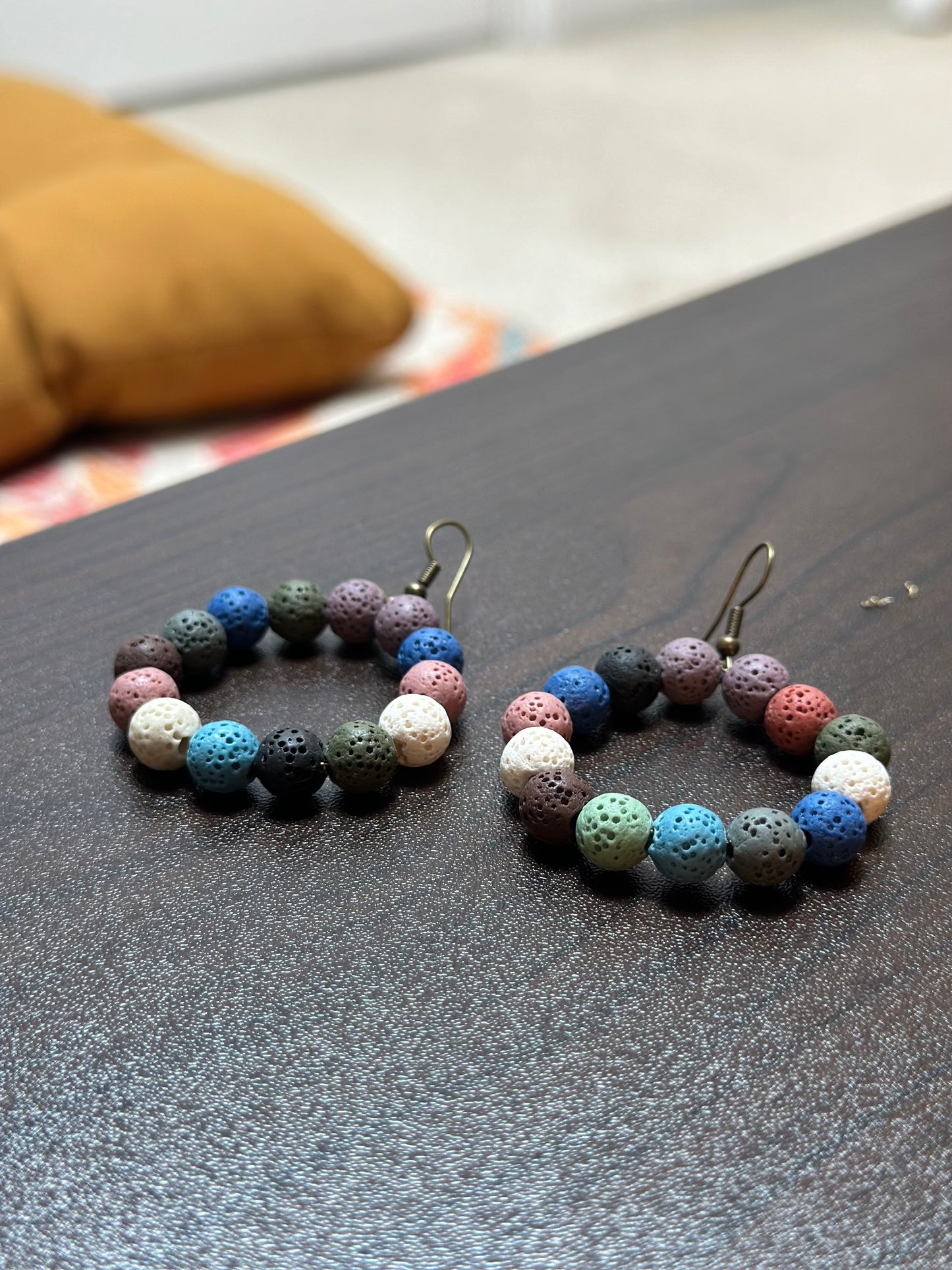 Lava stone hoops